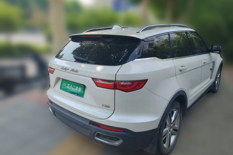 Used Zotye T700 2017 1.8T Dual-Clutch Prestige Model Rear Right 45 Deg