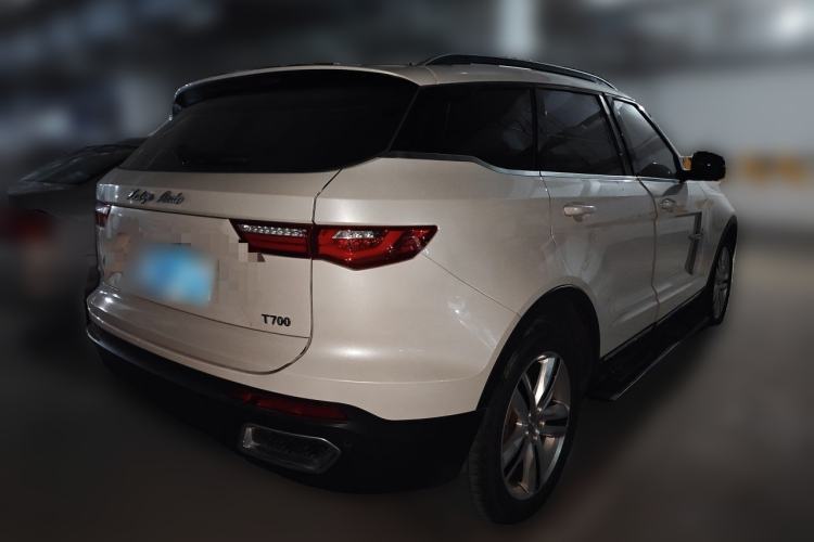 Used Zotye T700 2017 1.8T Dual-Clutch Prestige Model Rear Right 45 Deg