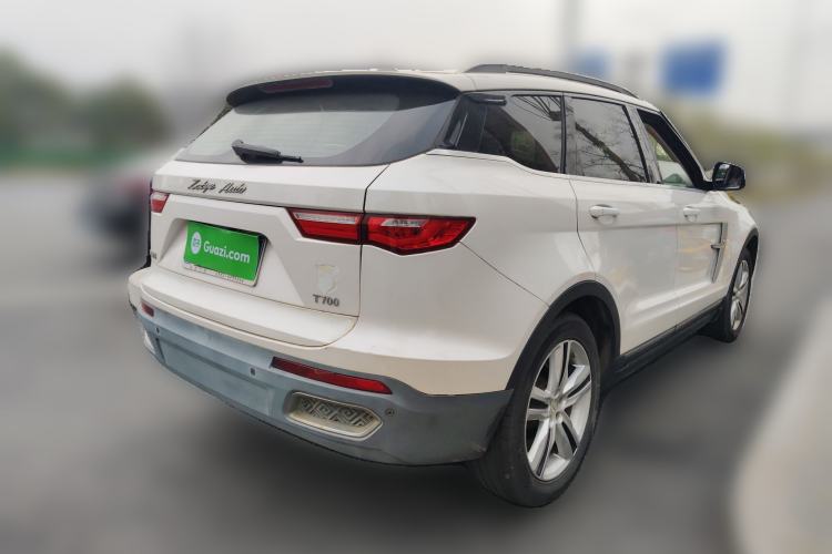 Used Zotye T700 2017 1.8T Dual-Clutch Luxury Model Rear Right 45 Deg