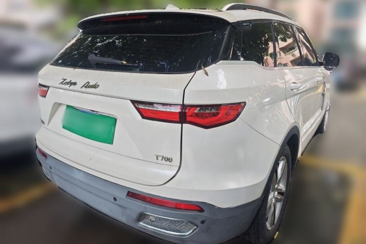 Used Zotye T700 2017 1.8T Manual Luxury Model Rear Right 45 Deg