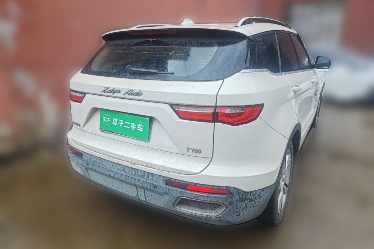 Used Zotye T700 2017 1.8T Manual Luxury Model Rear Right 45 Deg