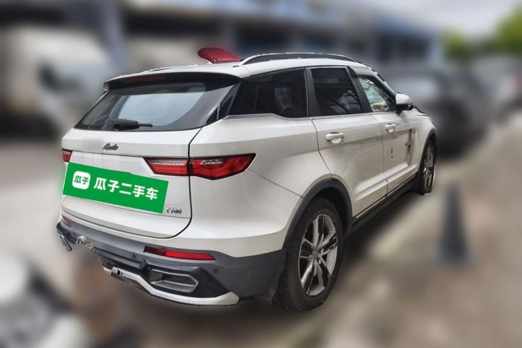 Used Zotye T700 2017 1.8T Manual Luxury Model Rear Right 45 Deg