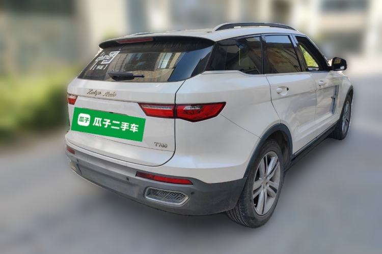 Used Zotye T700 2017 1.8T Manual Luxury Model Rear Right 45 Deg
