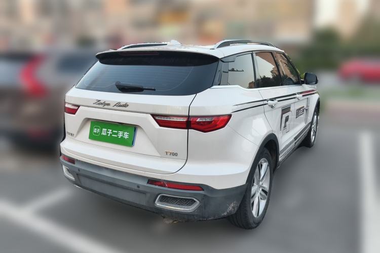 Used Zotye T700 2017 1.8T Dual-Clutch Luxury Model Rear Right 45 Deg