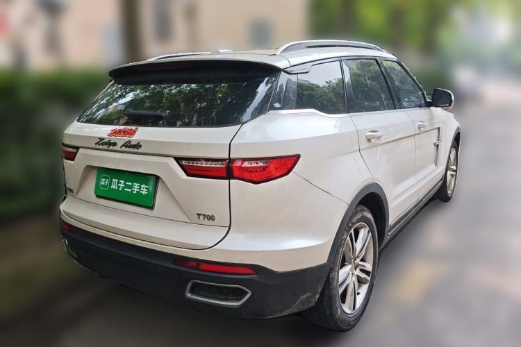 Used Zotye T700 2017 1.8T Dual-Clutch Prestige Model Rear Right 45 Deg