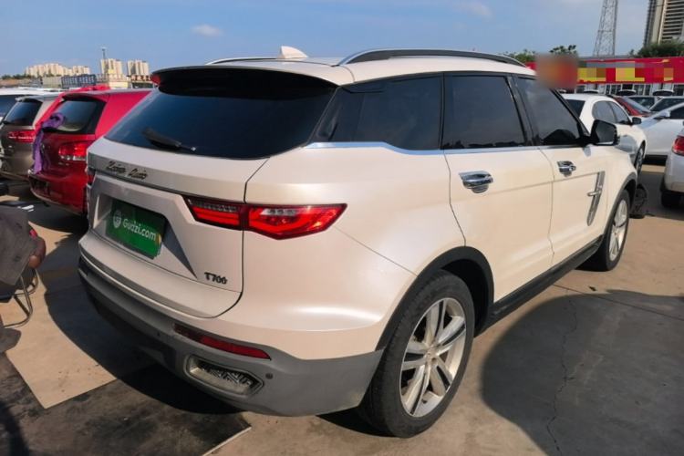 Used Zotye T700 2017 1.8T Dual-Clutch Prestige Model Rear Right 45 Deg