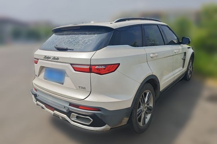 Used Zotye T700 2017 1.8T Manual Luxury Model Rear Right 45 Deg