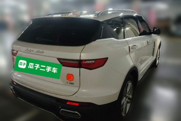 Used Zotye T700 2017 1.8T Dual-Clutch Prestige New Year Edition Rear Right 45 Deg