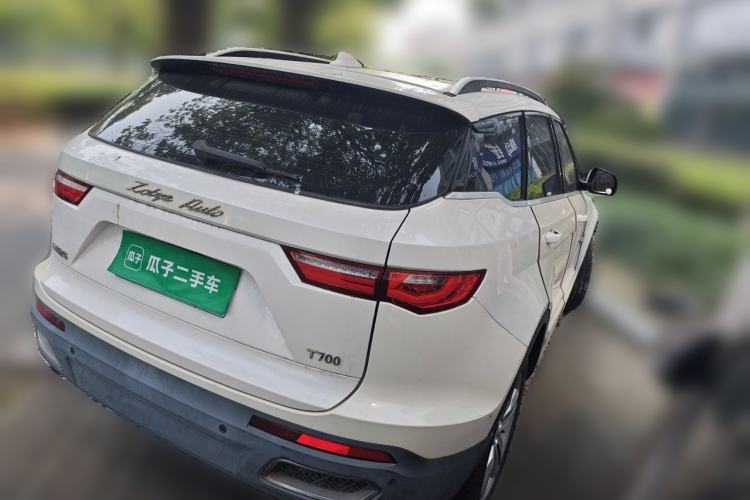 Used Zotye T700 2017 1.8T Dual-Clutch Luxury Model Rear Right 45 Deg