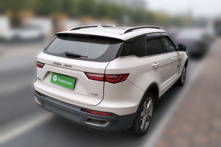 Used Zotye T700 2017 1.8T Dual-Clutch Luxury Model Rear Right 45 Deg