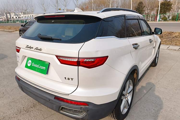 Used Zotye T700 2017 1.8T Dual-Clutch Prestige Model Rear Right 45 Deg