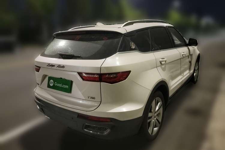 Used Zotye T700 2017 1.8T Dual-Clutch Luxury Model Rear Right 45 Deg