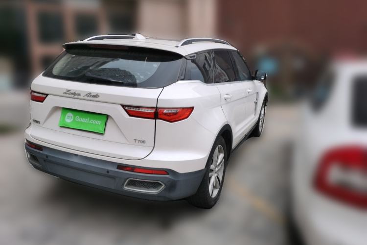 Used Zotye T700 2017 1.8T Dual-Clutch Luxury Model Rear Right 45 Deg