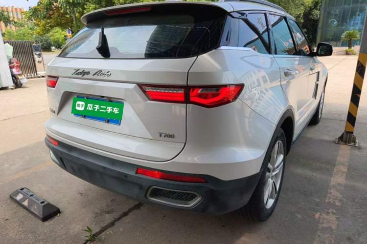 Used Zotye T700 2017 1.8T Dual-Clutch Prestige Model Rear Right 45 Deg
