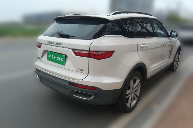 Used Zotye T700 2017 1.8T Dual-Clutch Luxury Model Rear Right 45 Deg