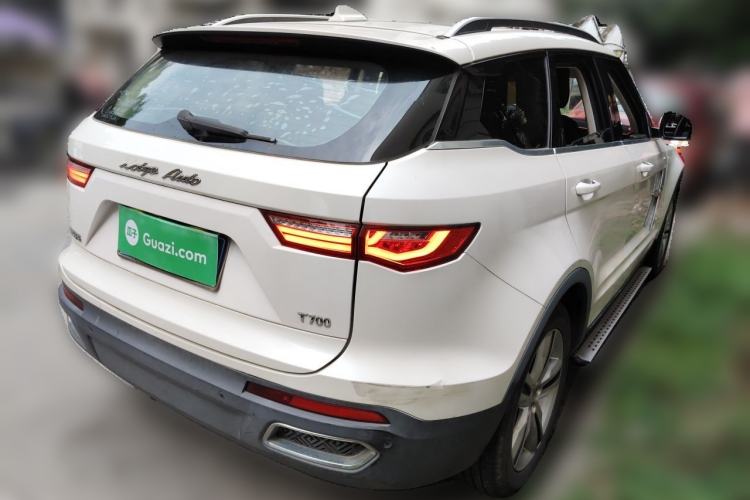 Used Zotye T700 2017 1.8T Dual-Clutch Luxury Model Rear Right 45 Deg