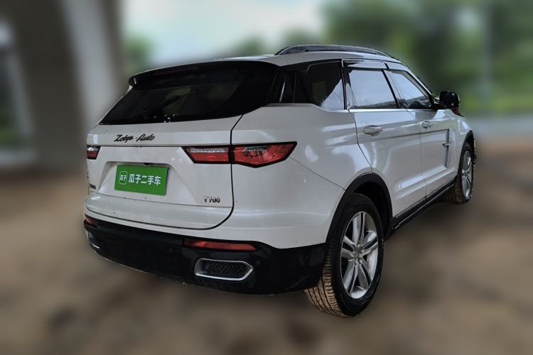Used Zotye T700 2017 1.8T Dual-Clutch Luxury Model Rear Right 45 Deg