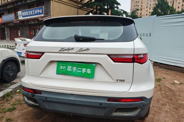 Used Zotye T700 2017 1.8T Dual-Clutch Prestige Model Rear