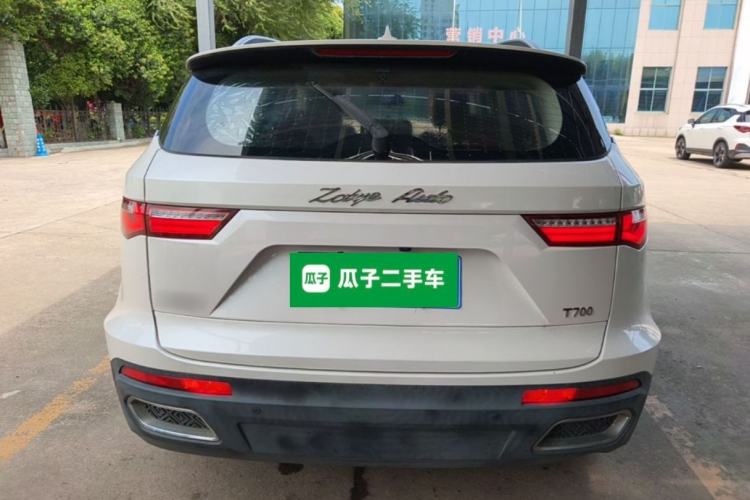 Used Zotye T700 2017 1.8T Dual-Clutch Prestige Model Rear