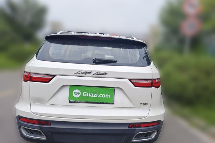 Used Zotye T700 2017 1.8T Dual-Clutch Prestige Model Rear