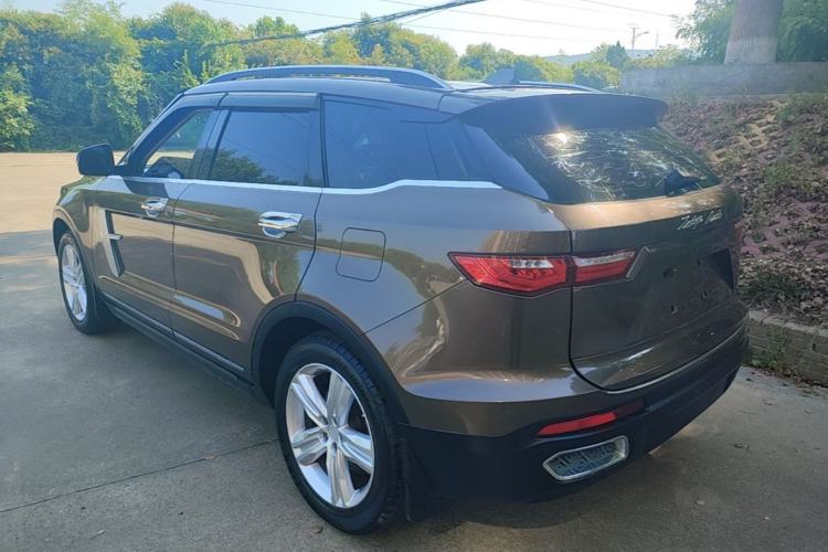Used Zotye T700 2017 1.8T Dual-Clutch Luxury Model Rear Left 45 Deg
