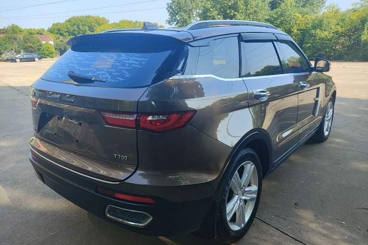 Used Zotye T700 2017 1.8T Dual-Clutch Luxury Model Rear Right 45 Deg