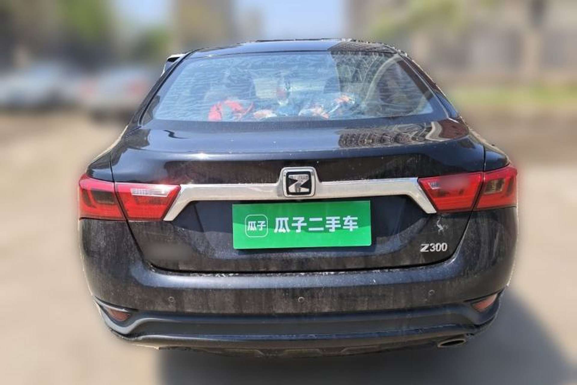 Used Zotye Z300 2014 New Vision 1.5L Manual Luxury Model Rear