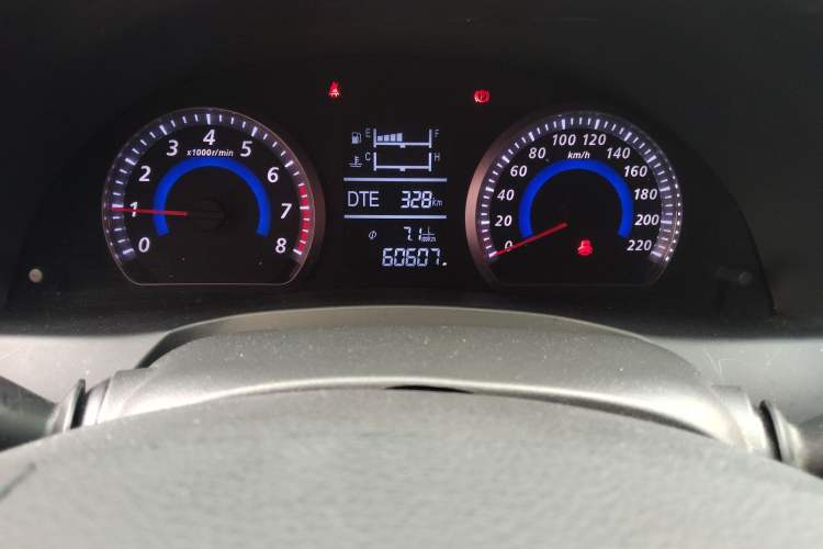 Used Zotye Z300 2016 1.5L Manual Elite Version Odometer Close Up