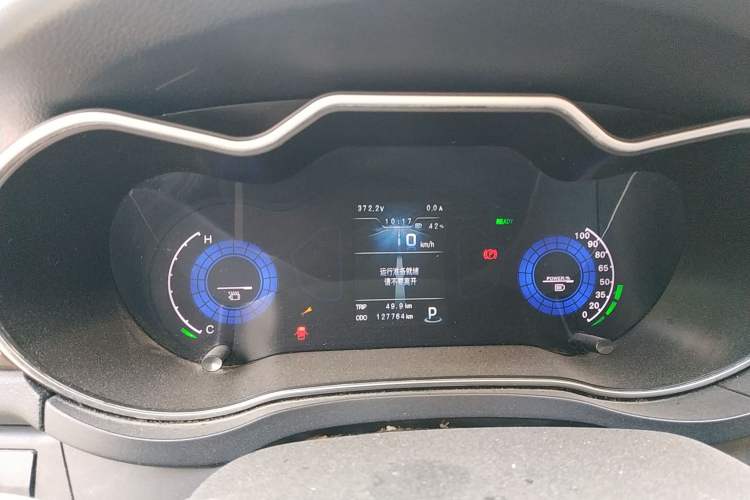 Used Zotye Z500 2019 EV Pro Luxury Model Odometer Close Up
