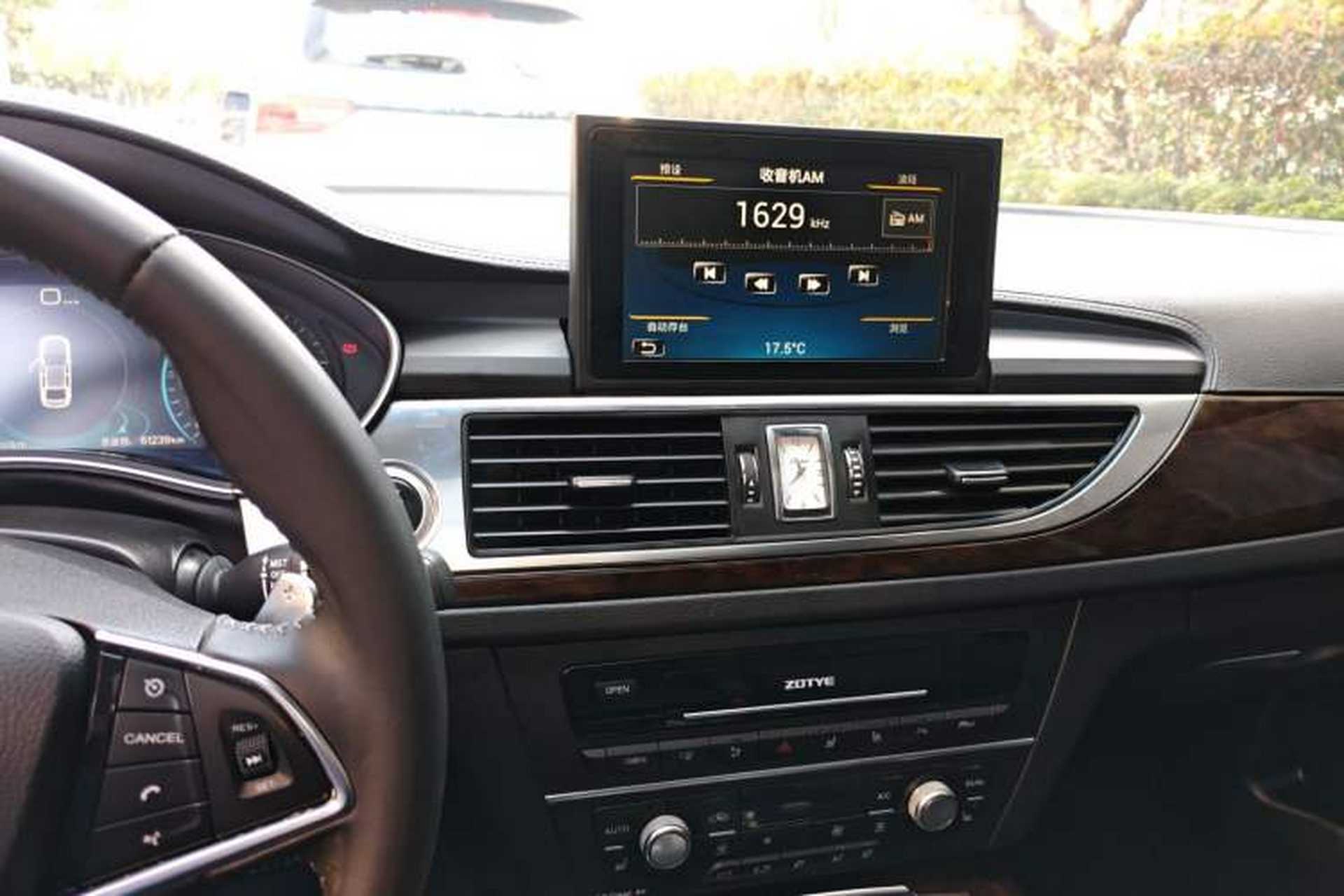 Used Zotye Z700 2018 Z700H 1.8T DCT Luxury Edition Audio And AC Panel