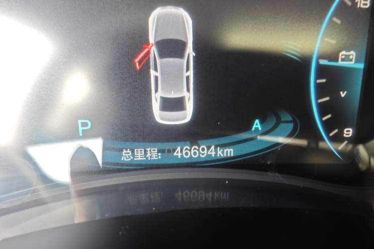 Used Zotye Z700 2018 Z700H 1.8T DCT Luxury Edition Odometer Close Up