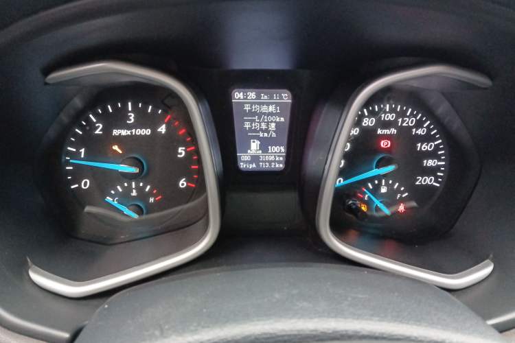 Used Zxauto 1986 2023 2.8T Heavy-Duty Manual Diesel 4x4 Big Double Flatbed JE493ZLQ6E Instrument Cluster