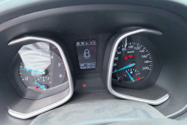 Used Zxauto 1986 2023 2.8T Heavy-Duty Manual Diesel Two-Wheel Drive Big Double Flatbed JE493ZLQ6E Instrument Cluster
