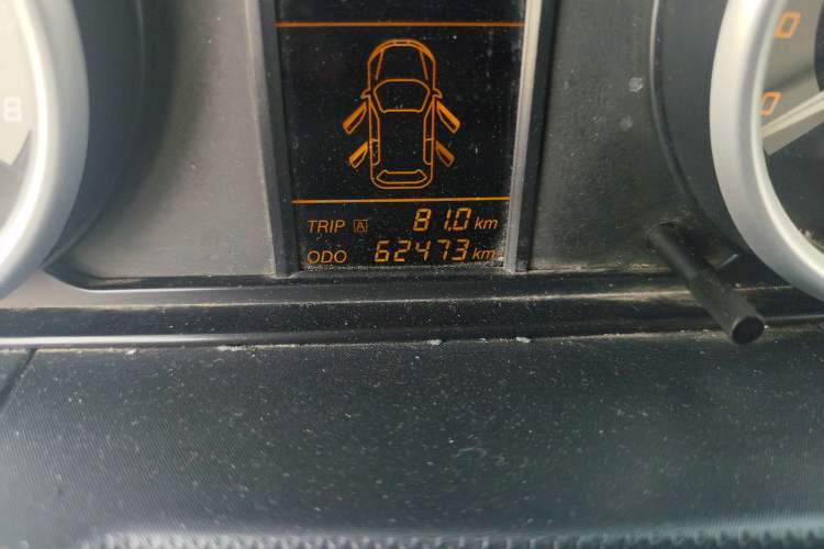 Used Zxauto C3 2014 1.5L Manual Business Edition Odometer Close Up