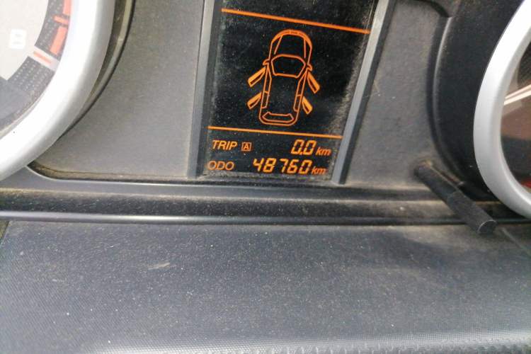Used Zxauto C3 2014 1.5L Manual - Start-Up Version Odometer Close Up