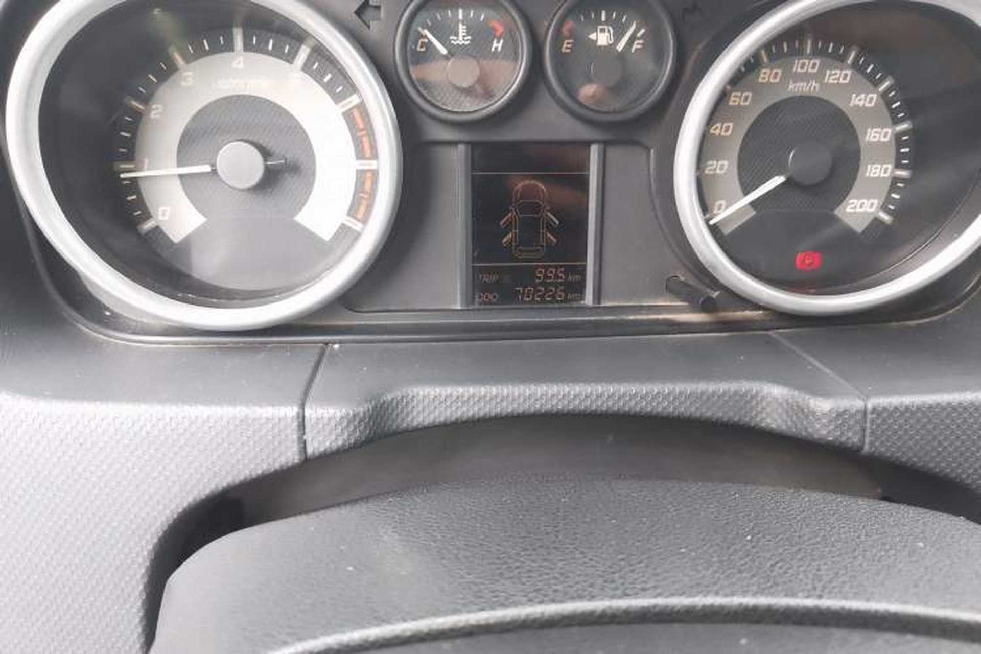 Used Zxauto C3 2014 1.5L Manual Business Edition Odometer Close Up