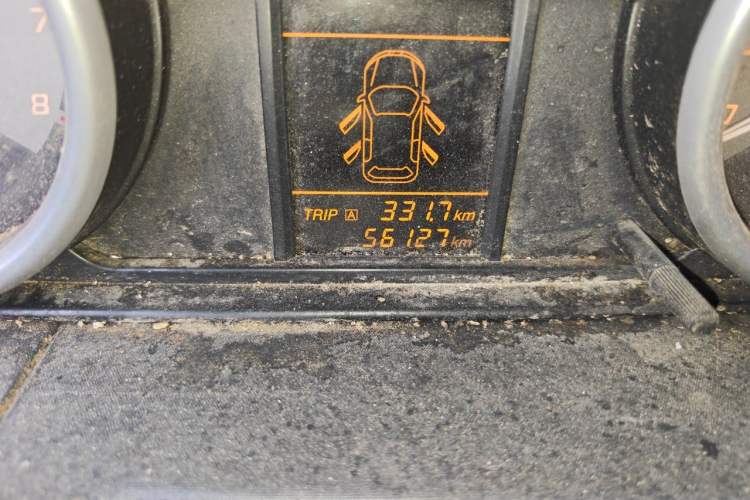 Used Zxauto C3 2014 1.5L Manual - Start-Up Version Odometer Close Up
