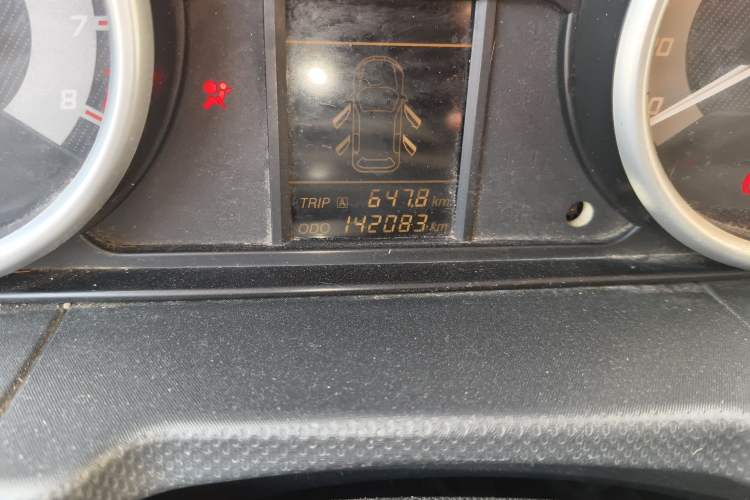 Used Zxauto C3 2014 1.5L Manual Business Edition Odometer Close Up