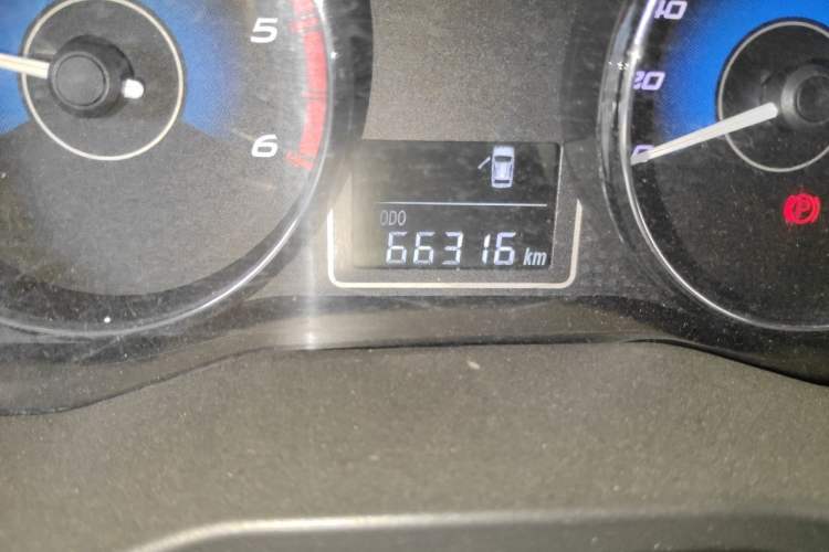 Used Zxauto Grandtiger  Odometer Close Up
