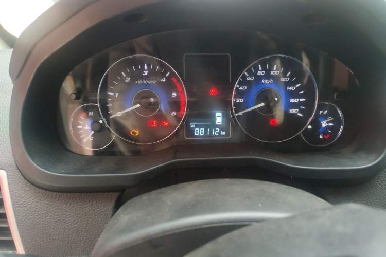 Used Zxauto Grandtiger 2018 2.5T Off-Road Diesel National V Four-Wheel Drive Standard Version Big Double Cab SD4V25R-100 Odometer Close Up