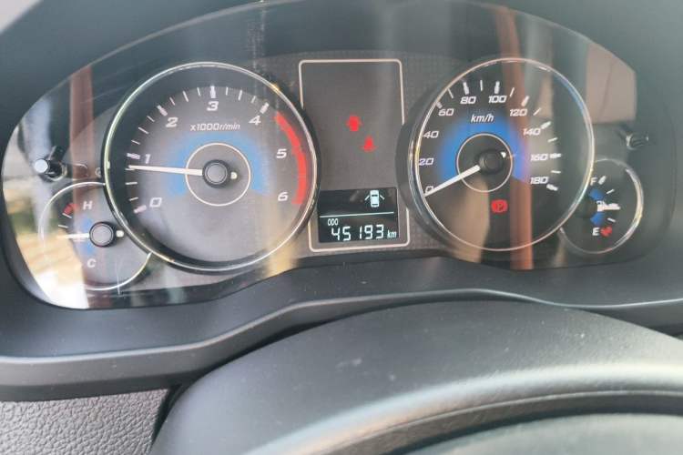 Used Zxauto Grandtiger 2018 2.8T Diesel China V Standard Two-Wheel Drive Elite Version Big Double Cab CA4D28C5-1B Odometer Close Up