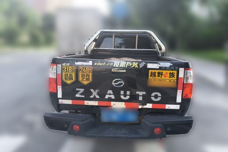 Used Zxauto Grandtiger 2018 2.8T Diesel China V Standard Two-Wheel Drive Elite Version Big Double Cab CA4D28C5-1B Rear