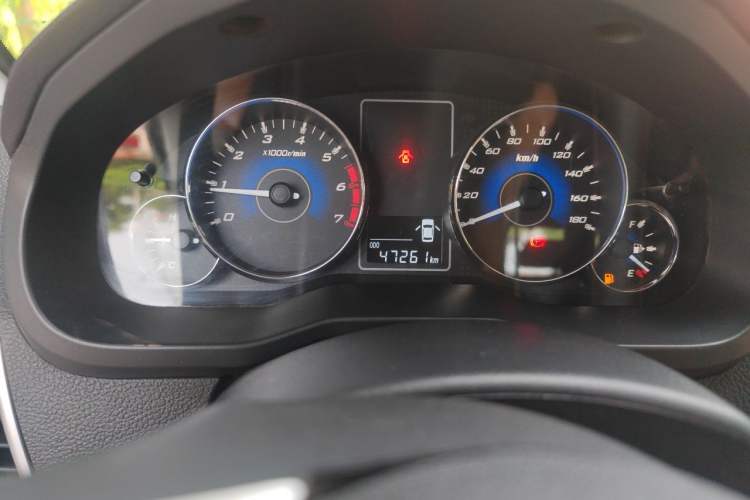 Used Zxauto Grandtiger  Odometer Close Up