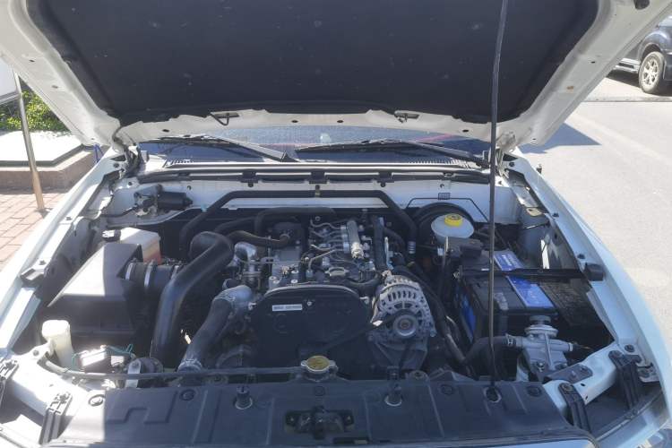 Used Zxauto Grandtiger 2020 2.5T Diesel China VI Standard Two-Wheel Drive Big Double-Cab Engine Bay
