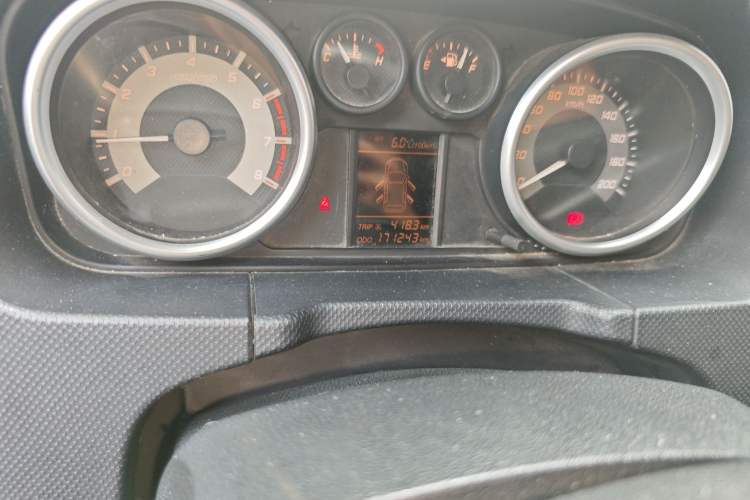 Used Zxauto GX3 2015 1.5L Elite Edition Odometer Close Up