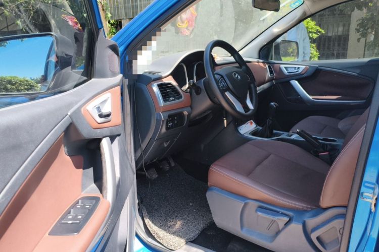Used Zxauto Terralord 2017 2.4L Two-Wheel Drive Comfort Version Standard Double Cab 4G69S4N Driver Seat