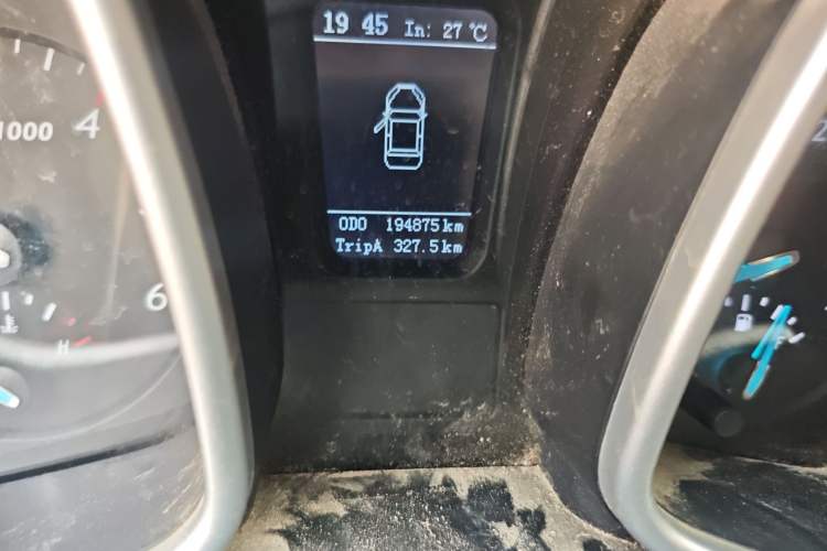 Used Zxauto Terralord 2018 2.5T Four-Wheel Drive Elite Version Big Double JE4D25Q5A Odometer Close Up