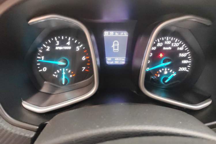 Used Zxauto Terralord  Odometer Close Up