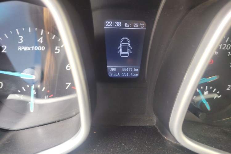 Used Zxauto Terralord  Odometer Close Up