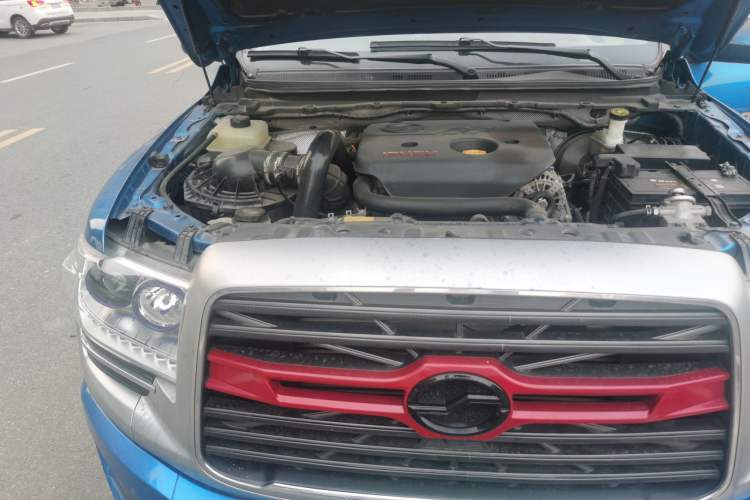 Used Zxauto Terralord 2021 2.5T Passenger Version Diesel Two-Wheel Drive Luxury Trim with Dual Wheels Engine Bay Right